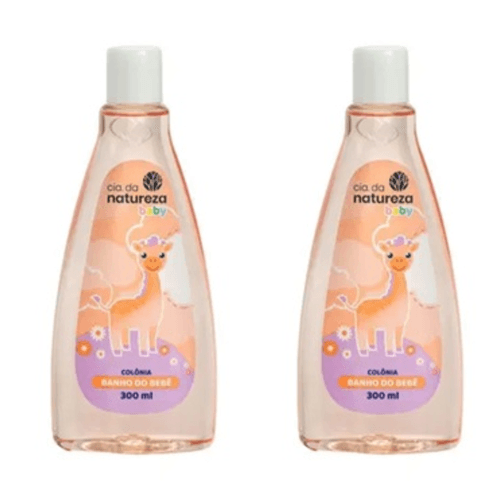 Kit c/2 Unidades de Betulla Cia Desodorante Colônia Banho Do Bebe 300ml