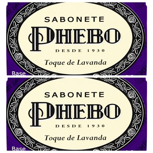 Kit c/2 Sabonetes Phebo Toque De Lavanda 90g