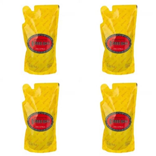 Kit c/4 Sabonetes Liquido Phebo 320ml Refil Odor De Rosas Kit c/4 Sabonetes Liquido Phebo 320ml Refil Odor De Rosas