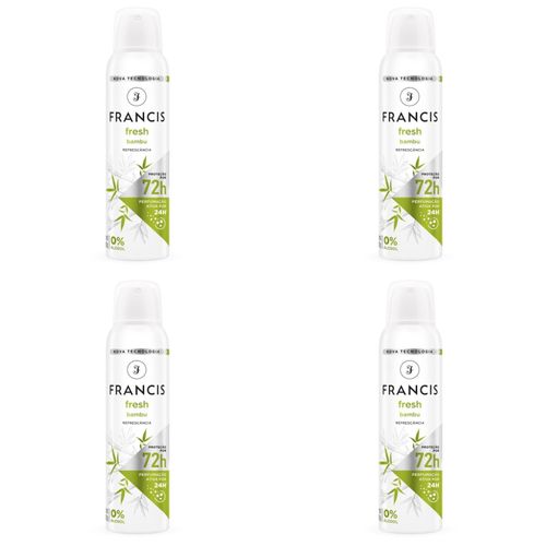 Kit c/4 Unidades de Desodorante Aerosol Hydratta 150ml Fresh Protection