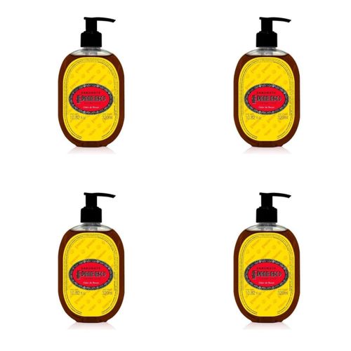 Kit c/4 Sabonetes Líquido Phebo Odor De Rosas 320ml