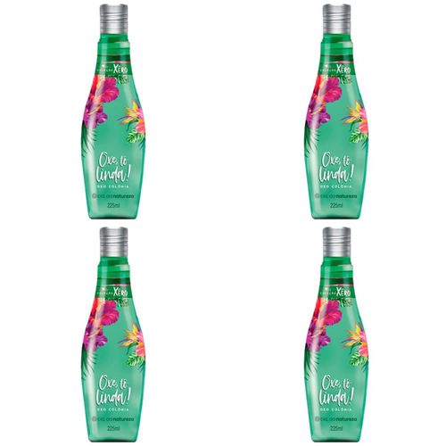 Kit c/4 Unidades de Desodorante Colônia Ôxe Tô Linda 225ml Kit c/4 Unidades de Desodorante Colônia Ôxe Tô Linda 225ml