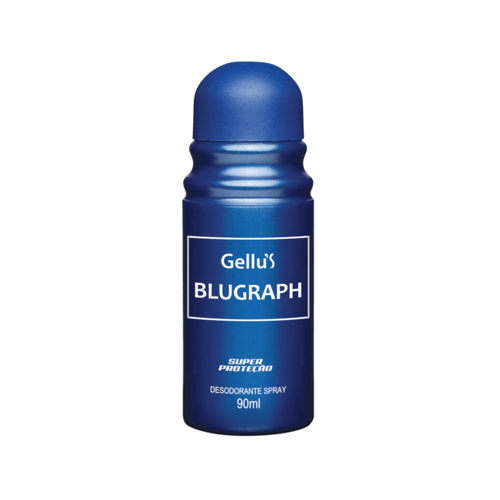 Kit c/3 Unidades de Desodorante Spray Gellus 90ml Blue Graphic