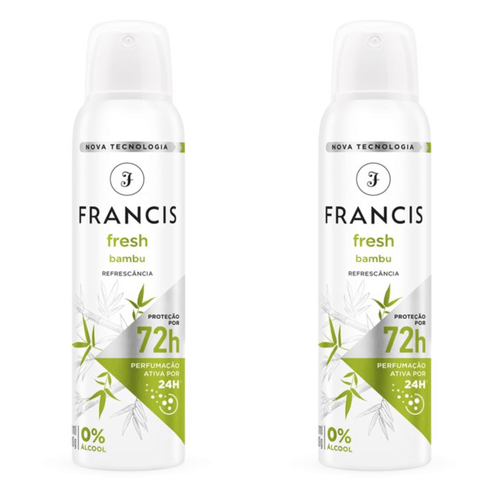 Kit c/2 Unidades de Desodorante Aerosol Hydratta 150ml Fresh Protection