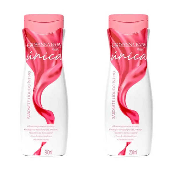 Kit c/2 Sabonetes Giovanna Baby Liquido Intimo Classic 200ml