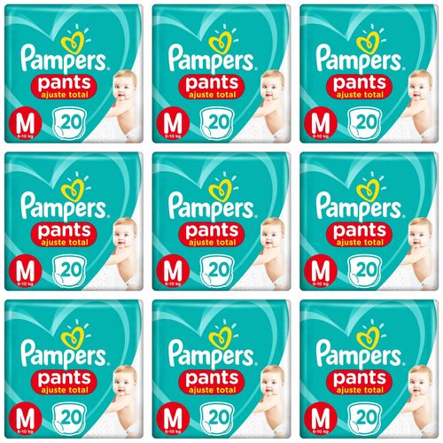 Kit 9 Fraldas Confortsec Pants ”M” Pampers Simples c/20 Unidades cada Kit 9 Fraldas Confortsec Pants ”M” Pampers Simples c/20 Unidades cada