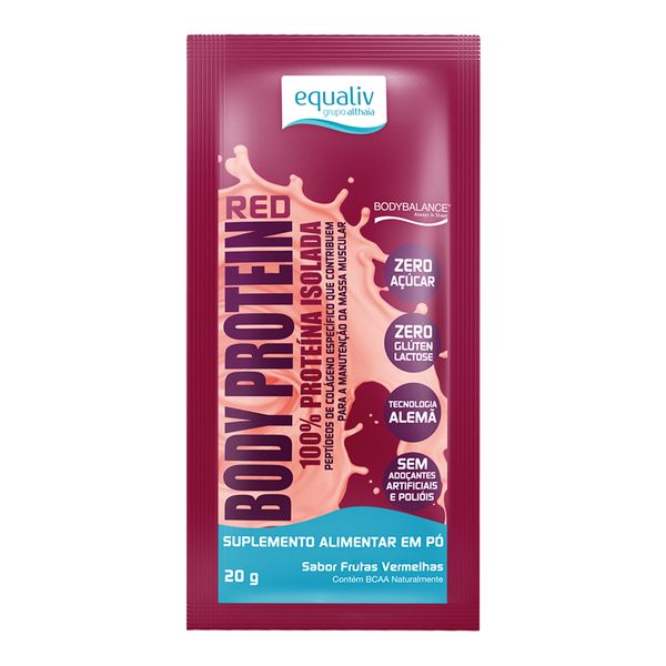 Suplemento Alimentar Body Protein Frutas Vermelhas 20g em Pó