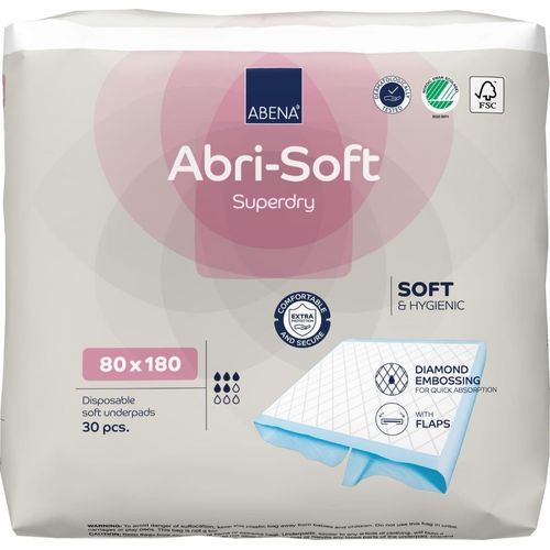 Lençol Absorvente Abri-Soft SuperDry Descartável Pacote C/ 30 Lençol Absorvente Abri-Soft SuperDry Descartável Pacote C/ 30