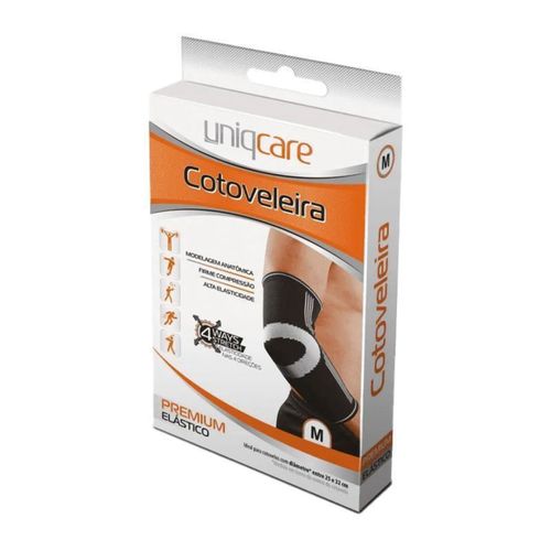 Cotoveleira Elástica Tamanho M Uniqcare Cotoveleira Elástica Tamanho M Uniqcare