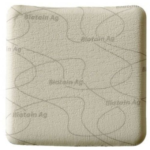 39622 - Curativo de Espuma e Prata Não-Adesivo Biatain AG 10x10cm Unidade 10x10 cm branco 39622 - Curativo de Espuma e Prata Não-Adesivo Biatain AG 10x10cm Unidade 10x10 cm branco