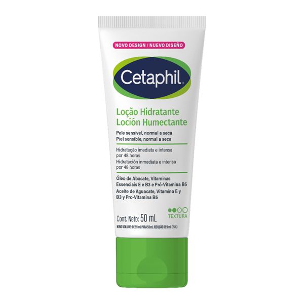 Loção Hidratante Cetaphil Pele Sensível, Normal e Seca 50ml