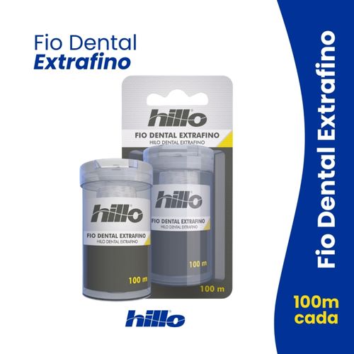 Fio Dental Extrafino Hillo 100m Fio Dental Extrafino Hillo 100m