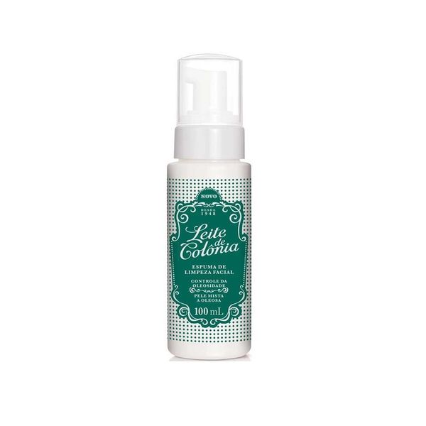 Espuma Controle Da Oleosidade Leite De Colônia 100ml