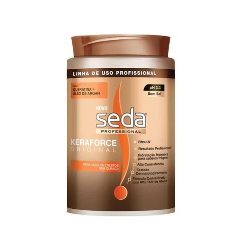 Seda-Creme-Tratamento-Keraforce-Original-6x1kg-Unilever Seda-Creme-Tratamento-Keraforce-Original-6x1kg-Unilever