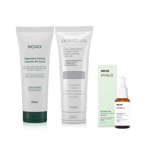 Kit 3 Produtos Com Óleo De Coco Benefícios Na Região Íntima