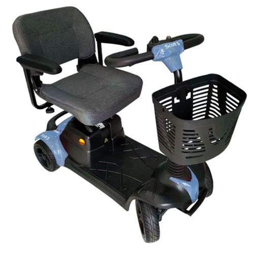 Scooter Motorizada Elétrica Scott S Desmontável até 136kg Azul Scooter Ottobock Scott S Azul Único