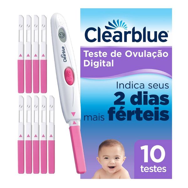 Teste de Ovulação Digital Clearblue 10 Unidades