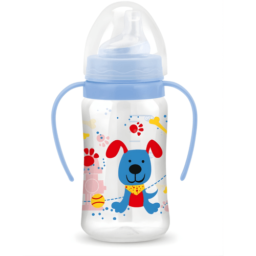 Copo Transição Treinamento Bico Silicone Macio e Alça 270Ml