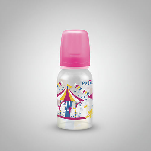 Melhor mamadeira bebe Premium 140ML Bico Silicone Petita