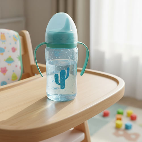 Copo Treino Alça Bico Rigido +6m 270ml Petita Verde Cristal Copo Treino Alça Bico Rigido +6m 270ml Petita Verde Cristal