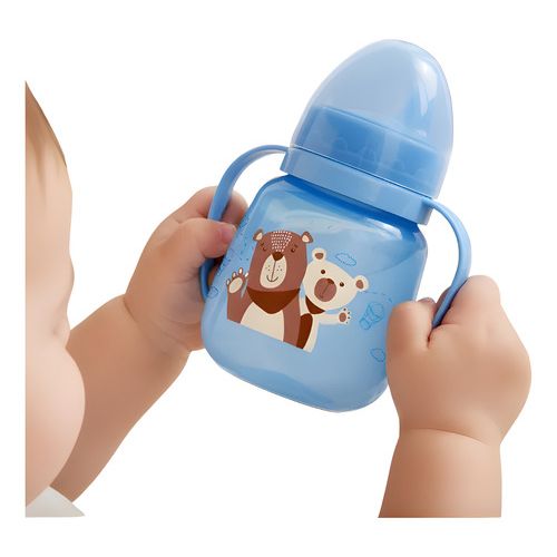 Copo de Treinamento com Alça e Bico Rígido PVC 240ml Petita