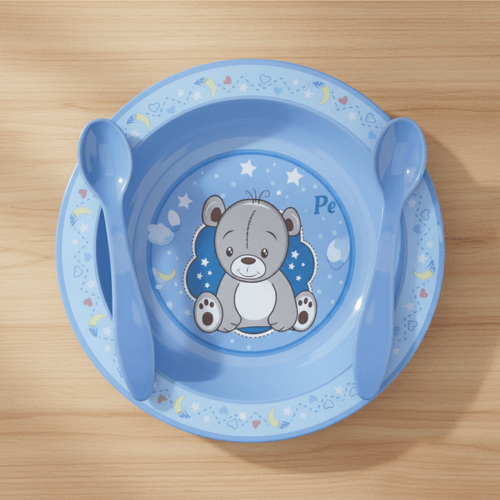 Kit Refeição Infantil Prato Copo de Treinamento Transição Com Válvula de fluxo