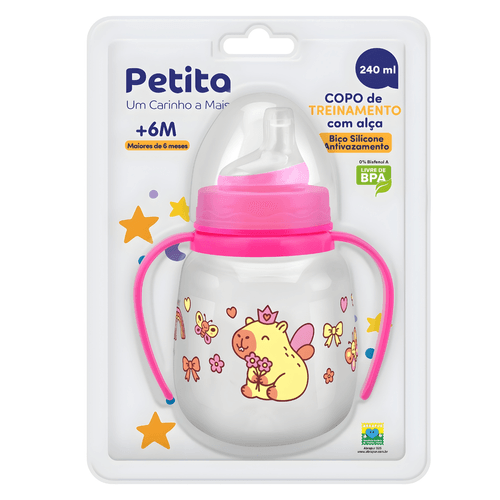 Copo Transição Treinamento 240 ML bico macio antivazamento Copo Transição Treinamento 240 ML bico macio antivazamento