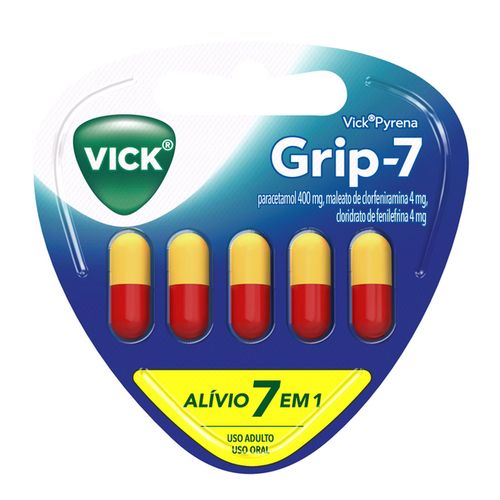 Antigripal Vick Pyrena Grip-7 5 Cápsulas