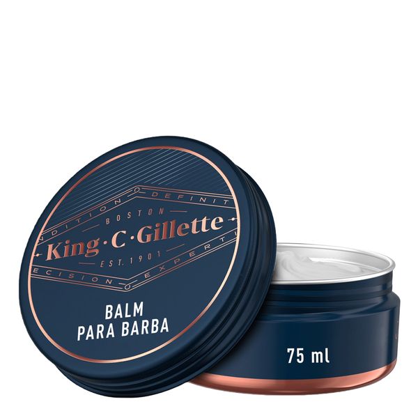 Bálsamo para Barba King C.Gillette Balm Hidratante 74g