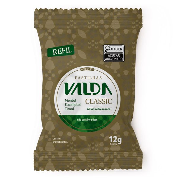 Pastilhas Valda Classic Sachê - 12g