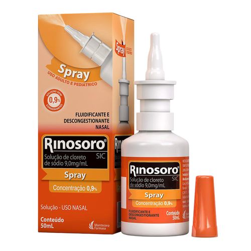 Descongestionante Rinosoro Jet Sic 9Mg/Ml 50Ml Solução Nasal Spray