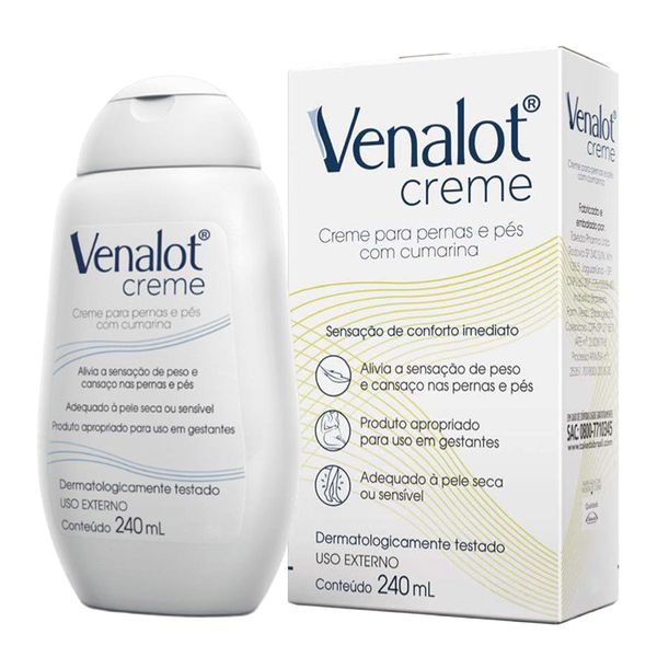 Creme Para Pernas e Pés Venalot 240ml