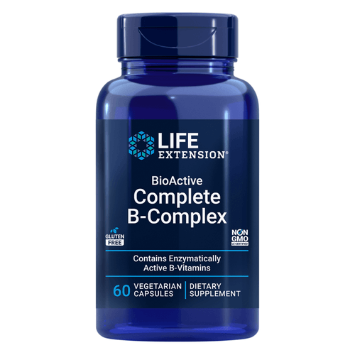 Complexo B Bioativo 60 Cápsulas Life Extension