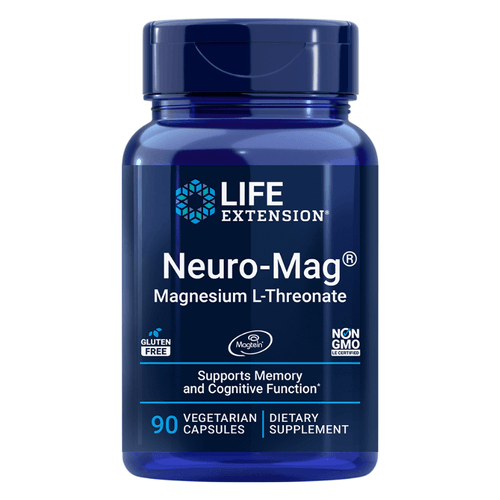 Neuro-Mag Magnésio L-Treonato 90 Cápsulas Life Extension