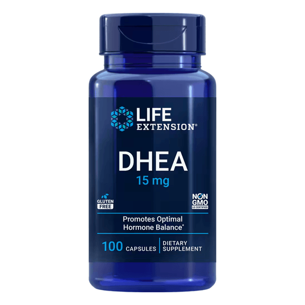 DHEA 15mg 100 Cápsulas Life Extension