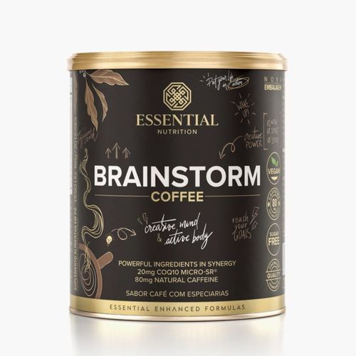 Brainstorm Coffee Café com Especiarias Essential Nutrition 186g