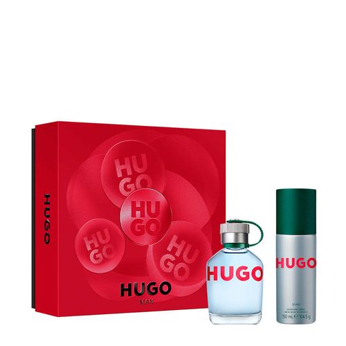 Kit Hugo Man Masculino - Eau de Toilette 75ml + Desodorante 150ml Kit Kit Hugo Man Masculino - Eau de Toilette 75ml + Desodorante 150ml Kit