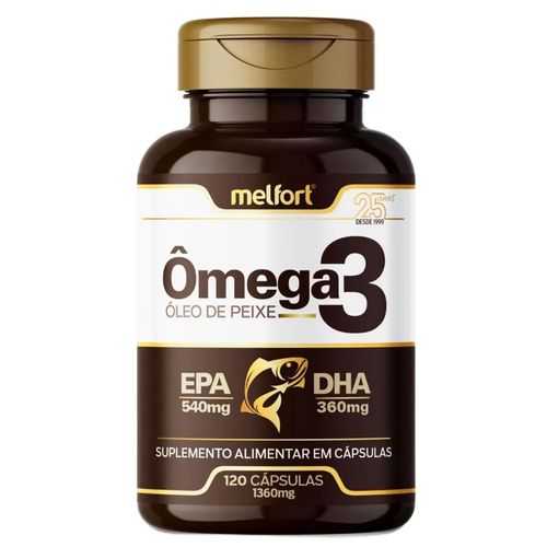OMEGA 3 1360MG 120 SOFTGELS EPA 540mg DHA 360mg MELFORT