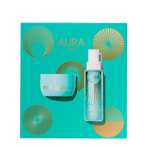 Kit Aura Beauty Afrodite Garden - Body Splash 60ml + Manteiga Corporal 50g Kit