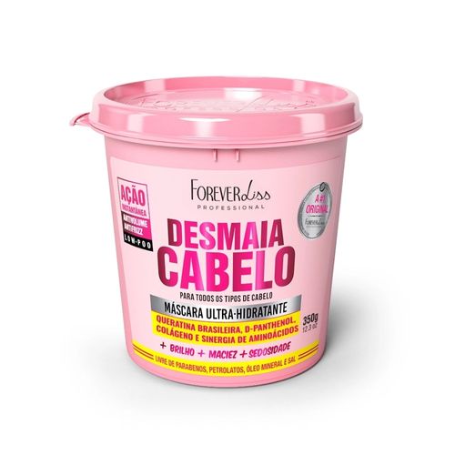Máscara Ultra Hidratante Desmaia Cabelo Forever Liss 350g