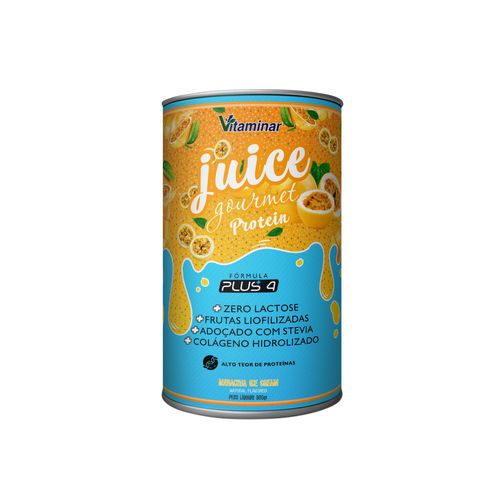 Juice Protein Gourmet Maracuja 450g - Vitaminar