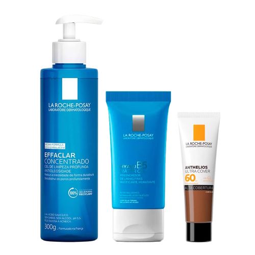 Kit-La-Roche-Posay-Gel-Effaclar-Hyalu-B5-Protetor-FPS-60-Anthelios-Ultra-Cover-Cor-6-0