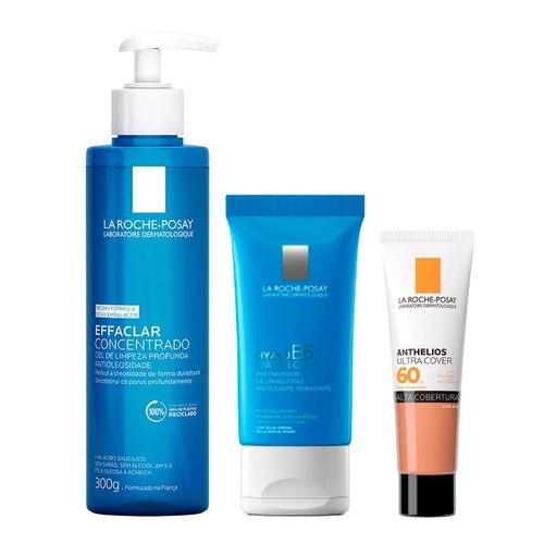 Kit-La-Roche-Posay-Gel-Effaclar-Hyalu-B5-Protetor-FPS-60-Anthelios-Ultra-Cover-Cor-4-0 Kit-La-Roche-Posay-Gel-Effaclar-Hyalu-B5-Protetor-FPS-60-Anthelios-Ultra-Cover-Cor-4-0