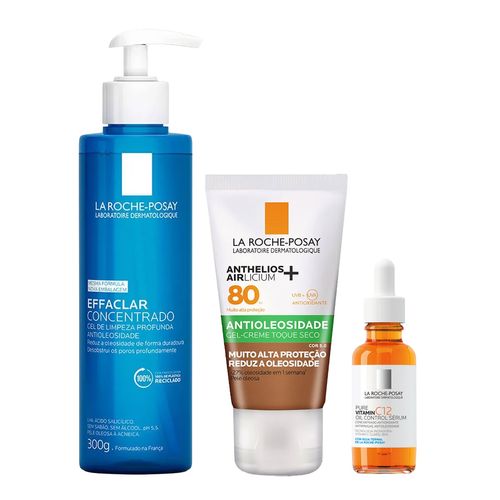 Kit-La-Roche-Posay-Gel-Effaclar-Serum-Pure-Vitamin-C12-Protetor-FPS-80-Airlicium-Cor-5-0