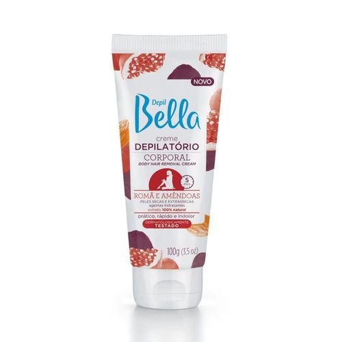 Depil Bella Creme Depilatório Corporal Romã e Amêndoas 100 g Depil Bella Creme Depilatório Corporal Romã e Amêndoas 100 g