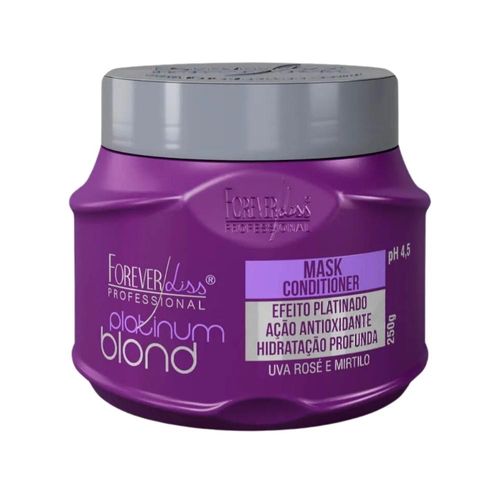 Máscara Matizadora Forever Liss Platinum Blond 250 g Máscara Matizadora Forever Liss Platinum Blond 250 g