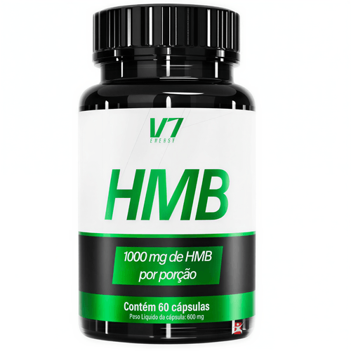 HMB HIDROXIMETILBUTIRATO 500MG POR CÁPSULA 60 CAPSULAS - V7 ENERGY