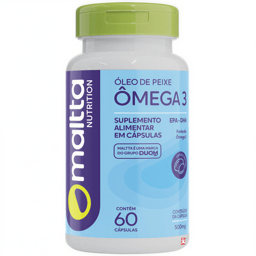 ÔMEGA 3 ULTRA PURIFICADO EPA-DHA 500MG 60 CÁPSULAS SOFTGEL - MALTTA NUTRITION ÔMEGA 3 ULTRA PURIFICADO EPA-DHA 500MG 60 CÁPSULAS SOFTGEL - MALTTA NUTRITION