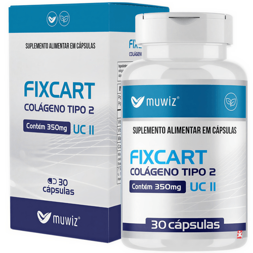 FIXCART COLAGENO TIPO 2 40MG + MAGNÉSIO + VIT D + VIT B12 30 CAPSULAS - MUWIZ FIXCART COLAGENO TIPO 2 40MG + MAGNÉSIO + VIT D + VIT B12 30 CAPSULAS - MUWIZ