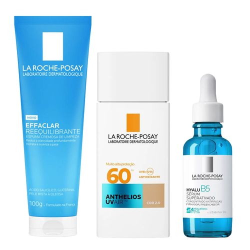 Kit-La-Roche-Posay-Espuma-Effaclar-Hyalu-B5-30ml-Protetor-FPS-60-Anthelios-Cor-2-0